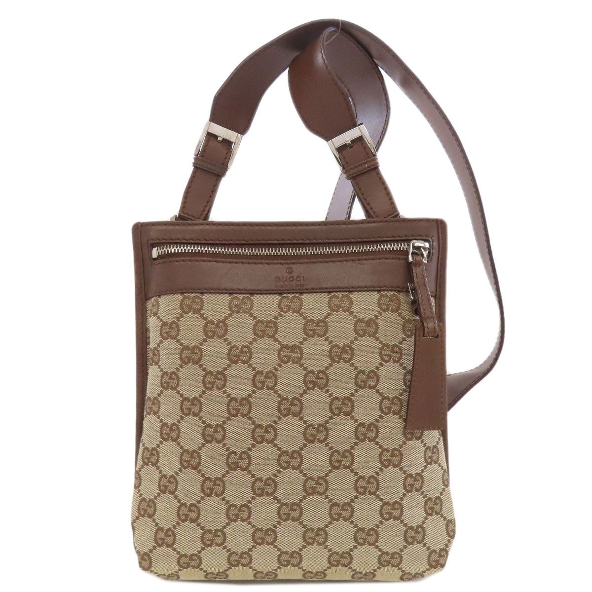 Gucci Long Shoulder GG Bag Canvas