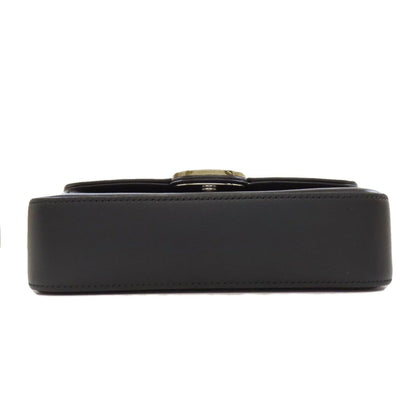 Gucci Long Shoulder Double Mini Bag Leather — view 4