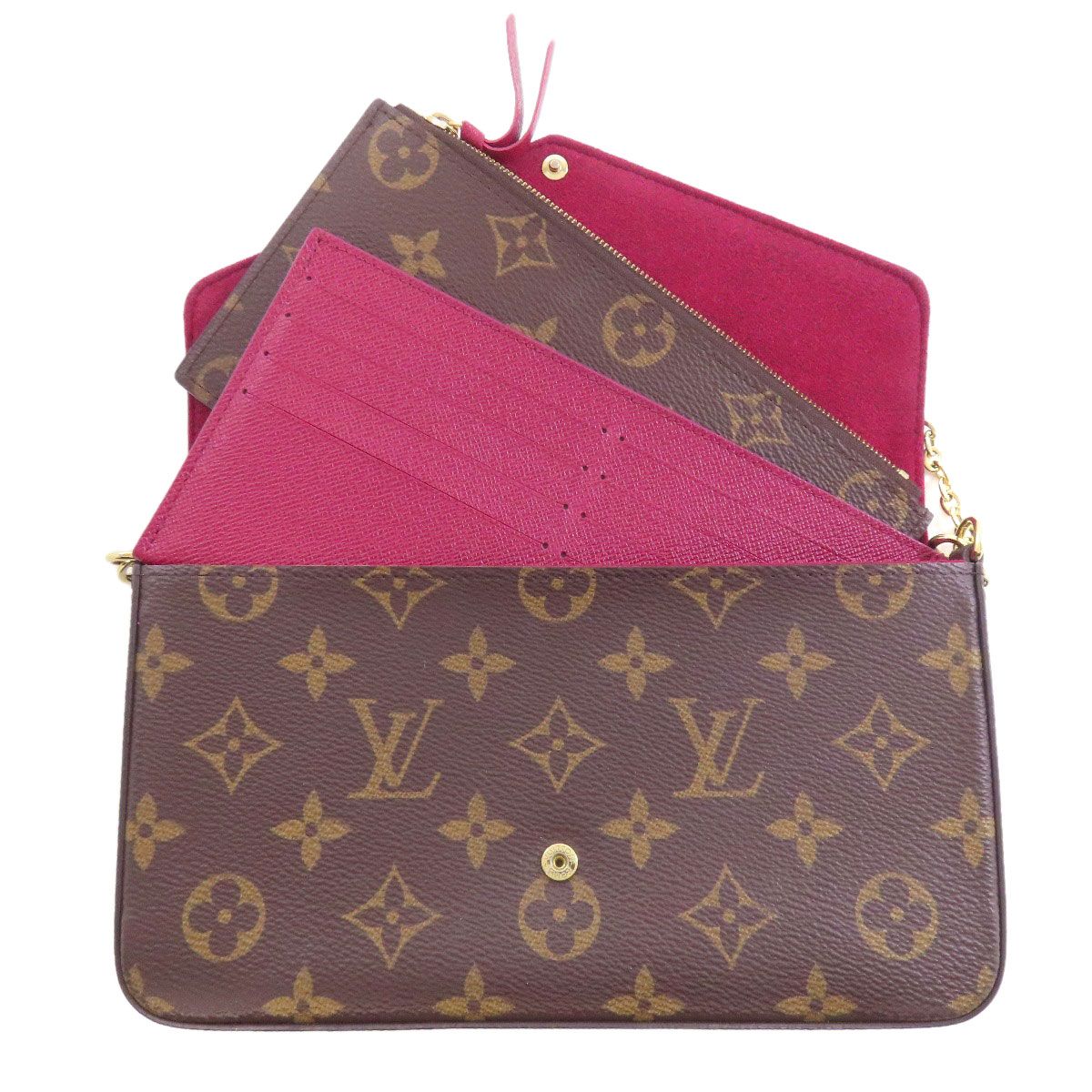 Louis Vuitton Pochette Felicie Shoulder Bag Monogram Canvas — view 6
