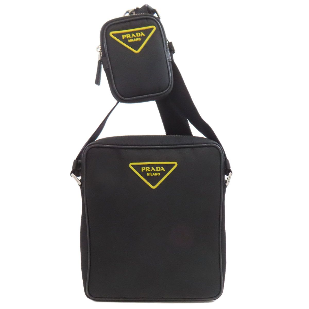 Prada Logo Shoulder Bag Nylon