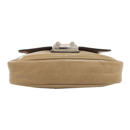Miu Miu Logo Shoulder Bag Leather — view 4