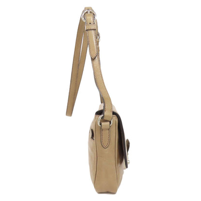 Miu Miu Logo Shoulder Bag Leather — view 3