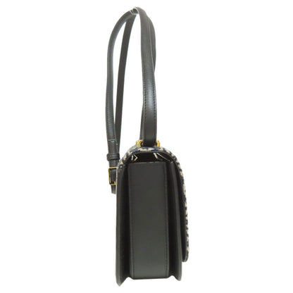 Loewe Anagram Shoulder Bag Canvas Calfskin — view 3