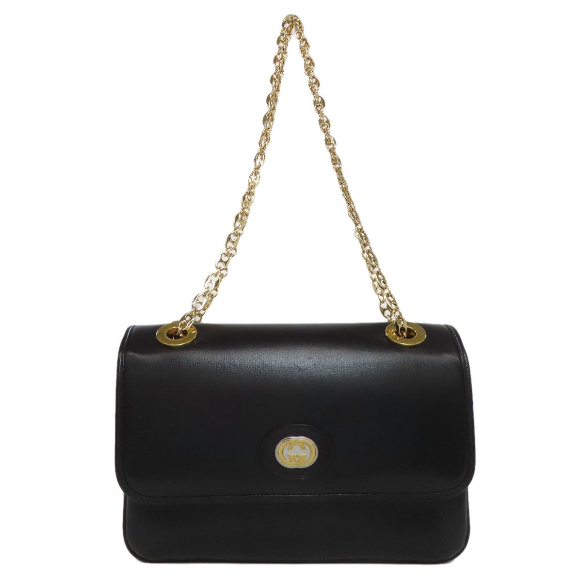 Gucci Chain Shoulder Bag Calfskin