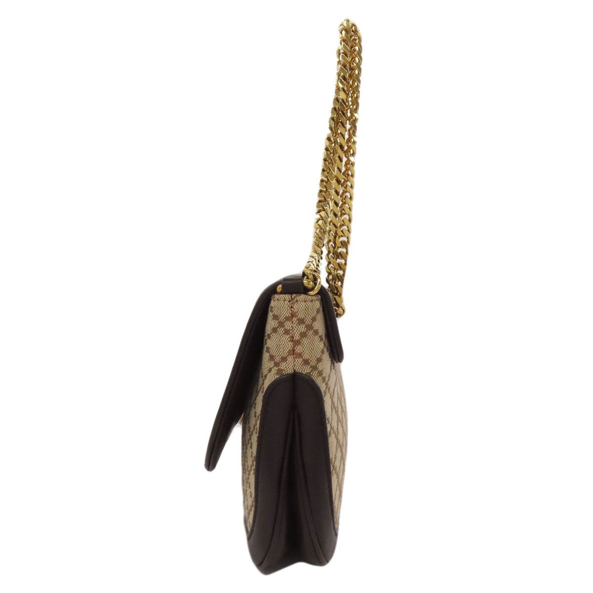 Gucci Diamante Chain Shoulder Bag Canvas — view 3