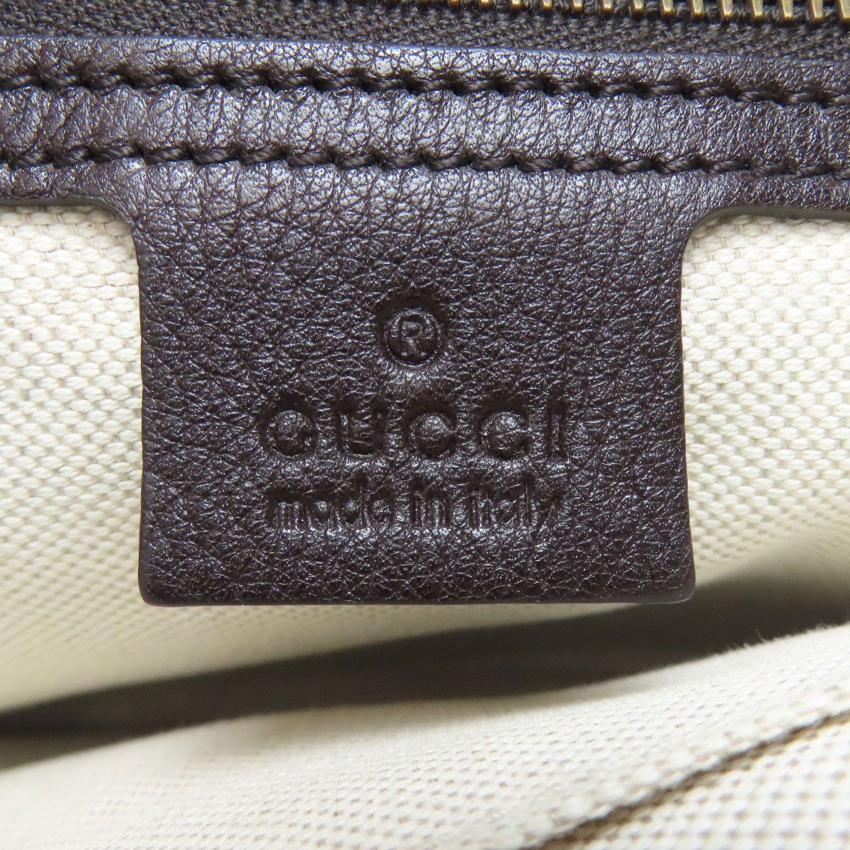 Gucci Diamante Chain Shoulder Bag Canvas — view 6