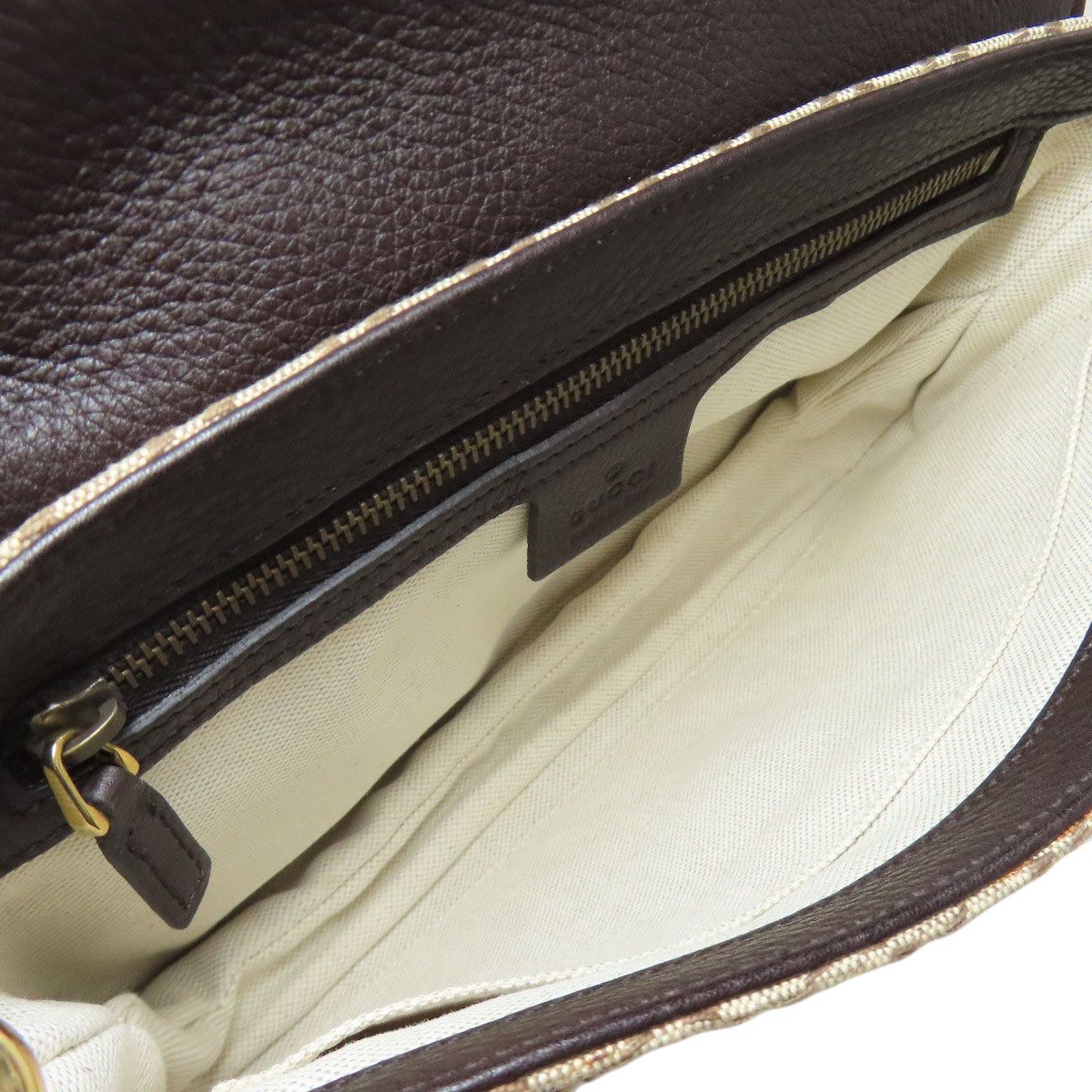 Gucci Diamante Chain Shoulder Bag Canvas — view 5