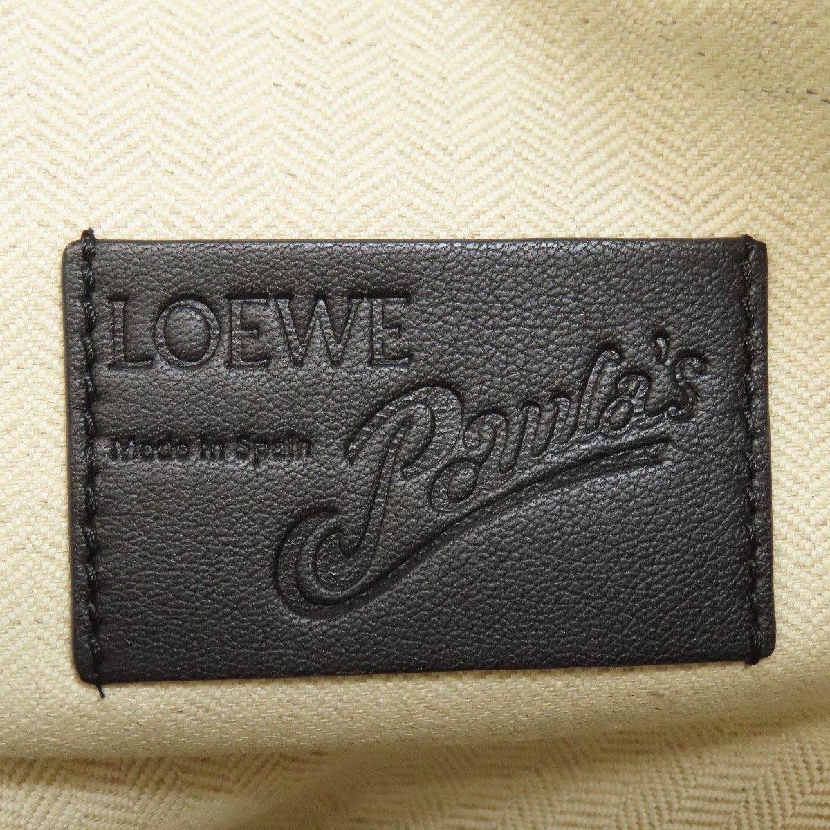Loewe Paula's Ibiza Flag T Messenger Shoulder Bag Canvas Calfskin — view 6