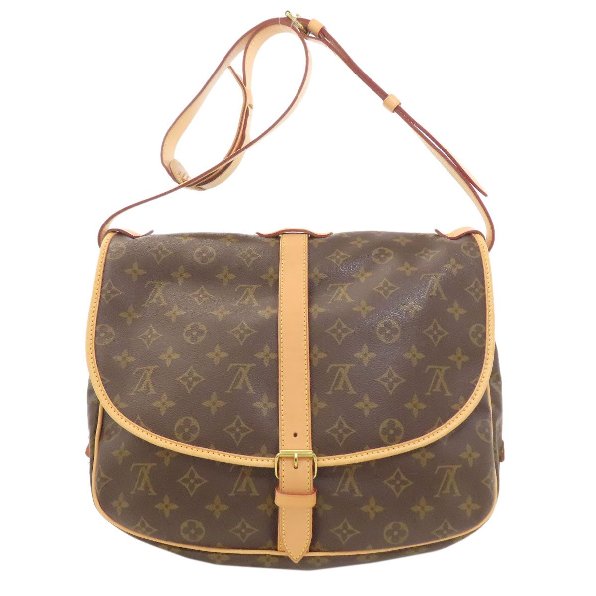 Louis Vuitton Saumur 35 Shoulder Bag Monogram Canvas — view 2