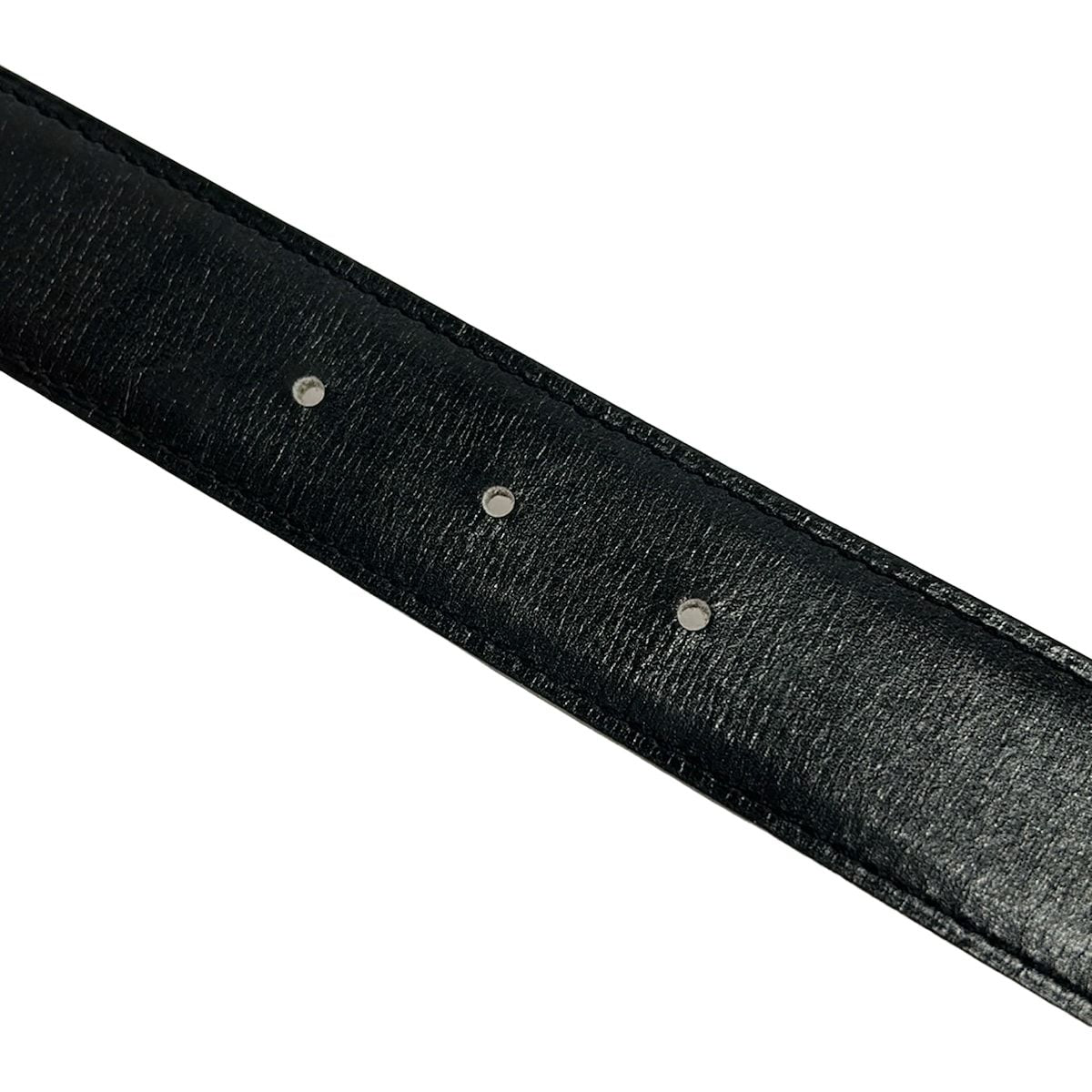 Hermes Belt 70 Black Brown Gold Buckle Detachable Reversible — view 6