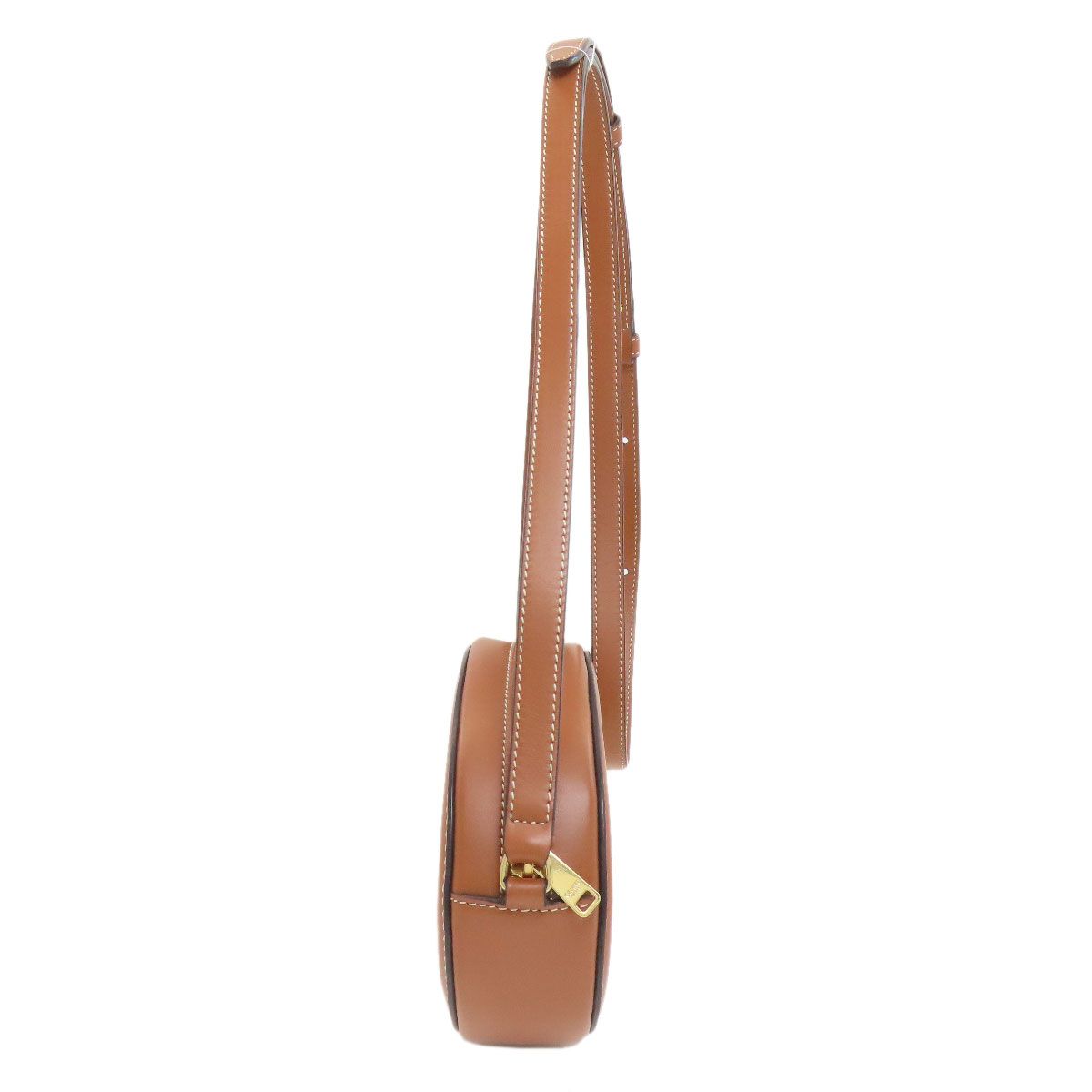 Celine Oval Purse Cuir Triomphe Shoulder Bag Calfskin — view 3