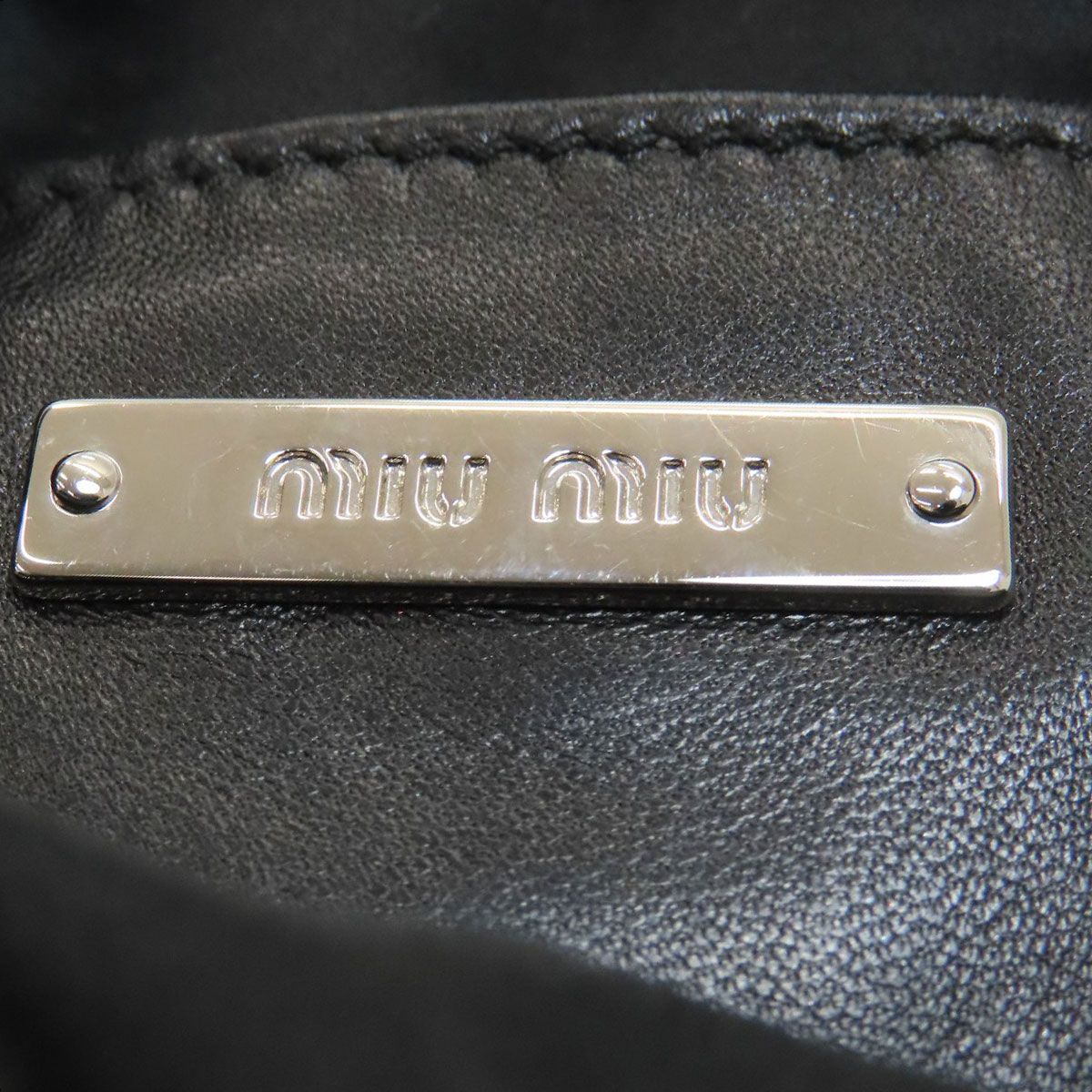 Miu Miu Matelasse 2-Way Shoulder Bag Calfskin — view 6