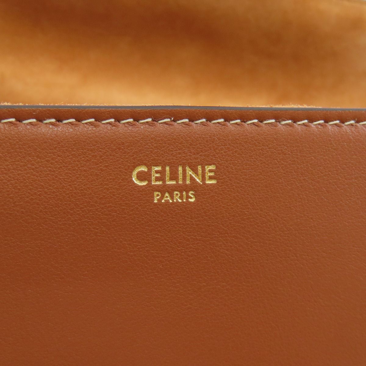 Celine Saise Teen Soft Shoulder Bag Calfskin — view 6