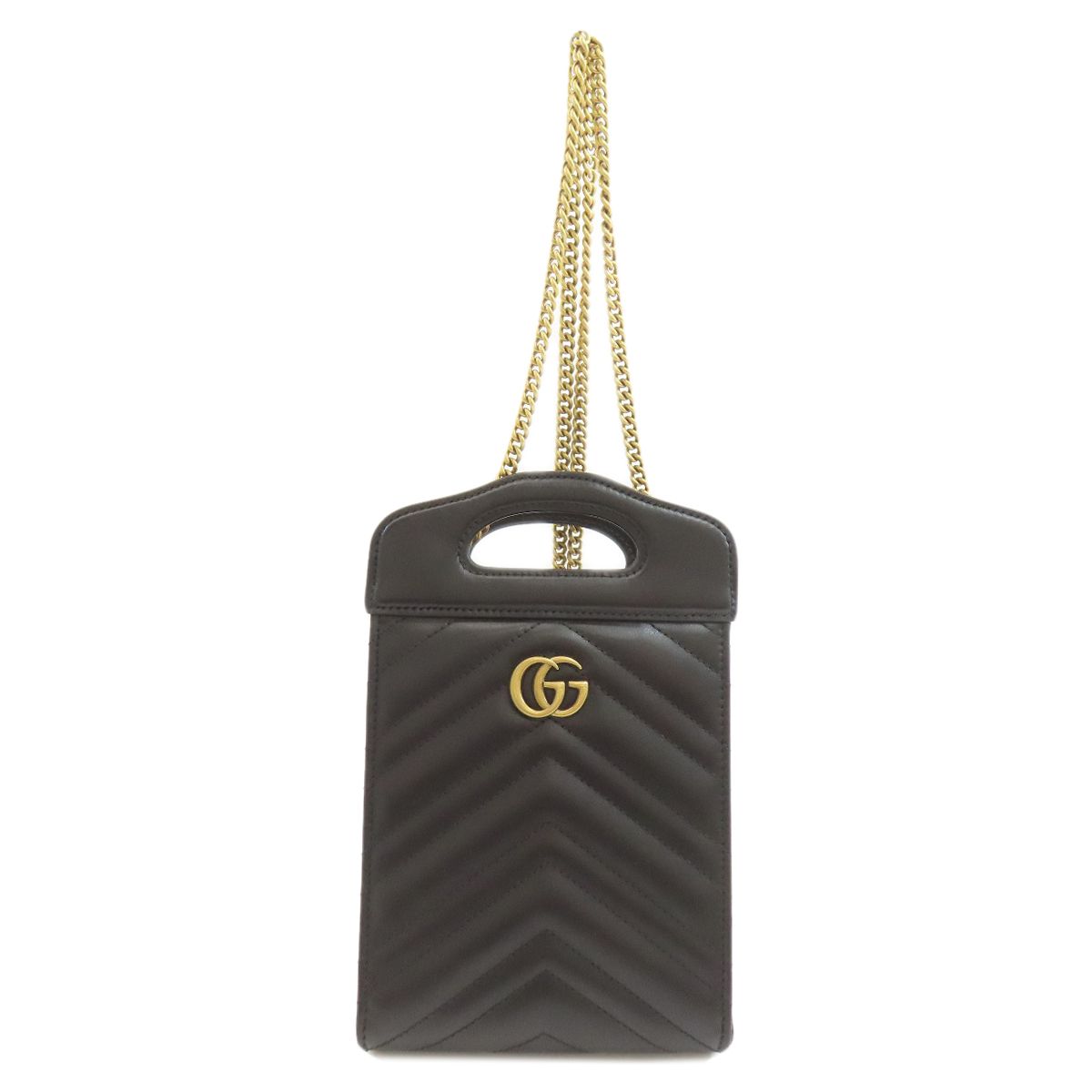 Gucci GG Marmont 2-Way Shoulder Bag Calfskin