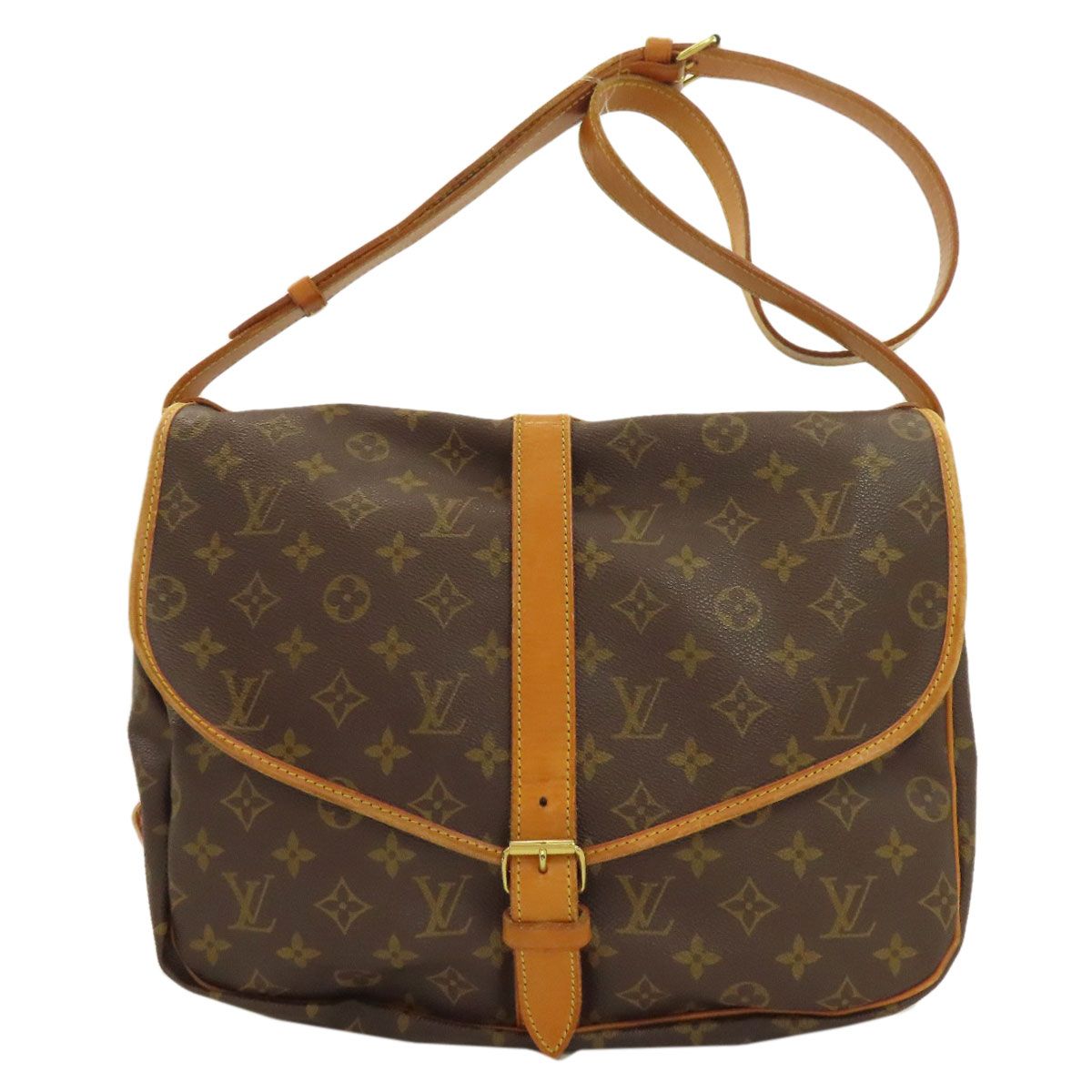 Louis Vuitton Saumur 35 Shoulder Bag Monogram Canvas