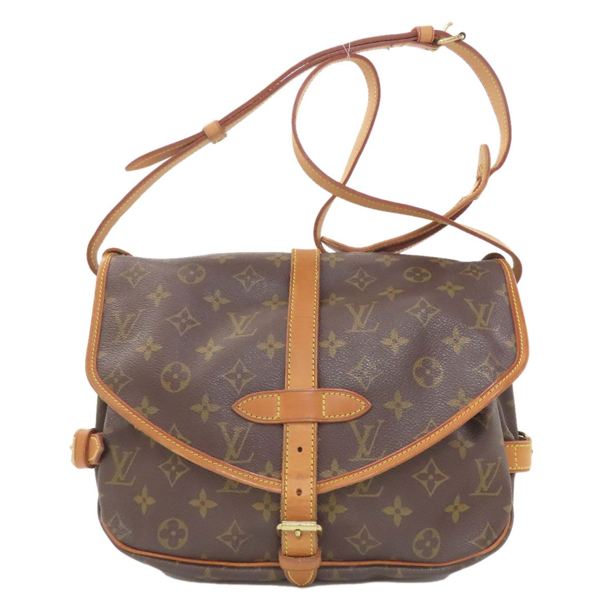Louis Vuitton Saumur MM Shoulder Bag Monogram Canvas
