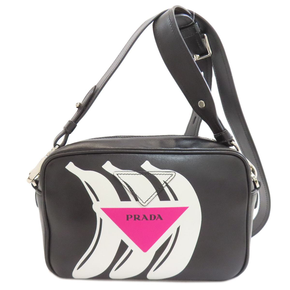 Prada Banana Shoulder Bag Calfskin