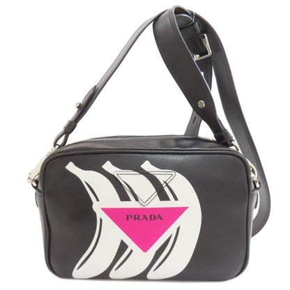 Prada Banana Shoulder Bag Calfskin