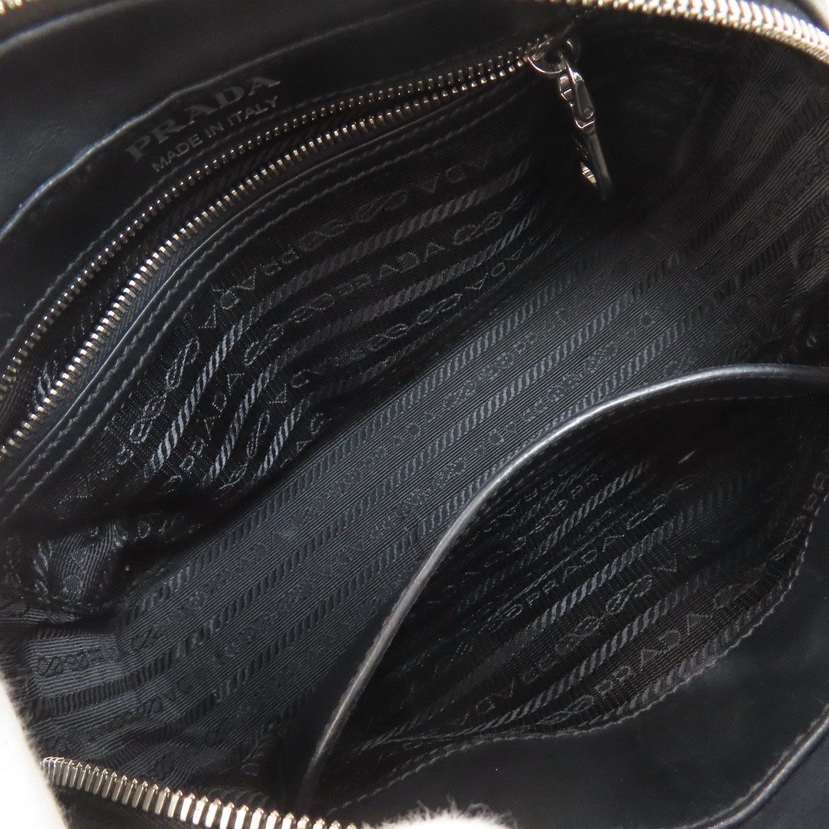 Prada Banana Shoulder Bag Calfskin — view 5