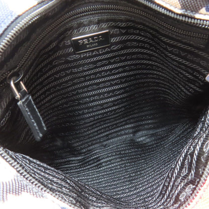 Prada Camouflage Pattern Shoulder Bag Canvas — view 5