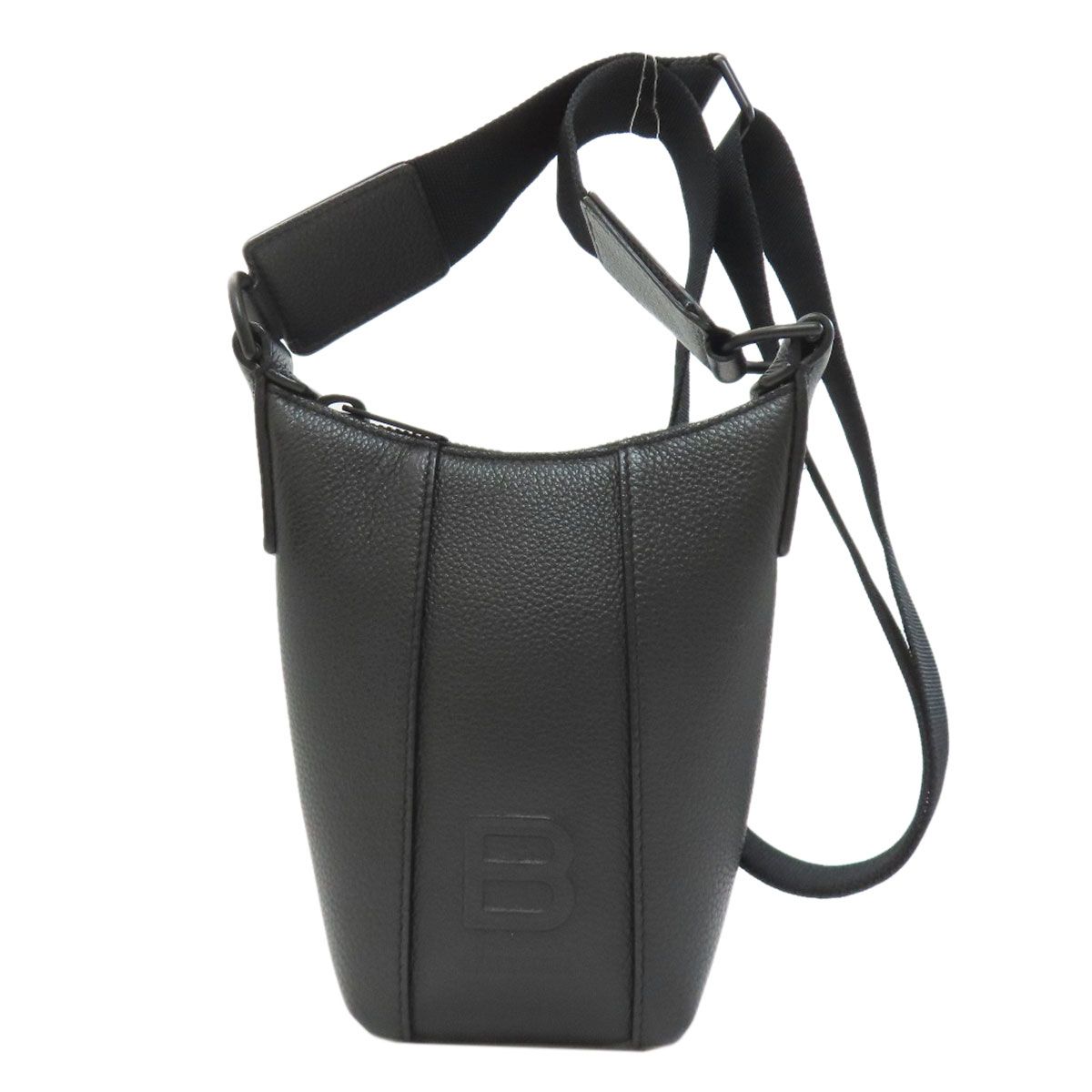 Balenciaga Hourglass Shoulder Bag Leather