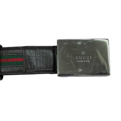 Gucci Sherry Leather Belt Beige Brown — view 4