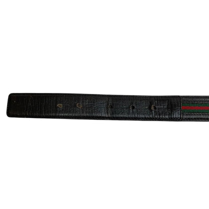 Gucci Sherry Leather Belt Beige Brown — view 8