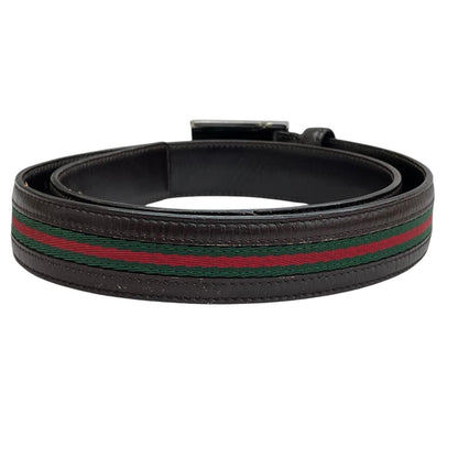 Gucci Sherry Leather Belt Beige Brown — view 2