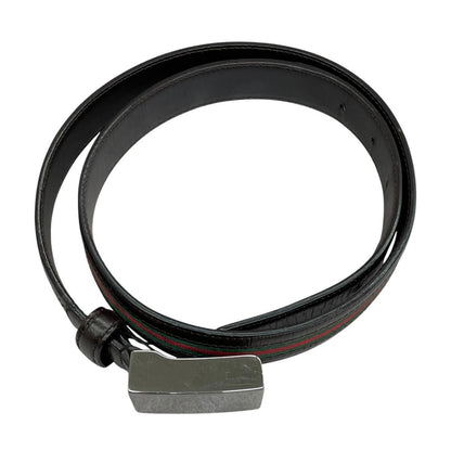 Gucci Sherry Leather Belt Beige Brown — view 3