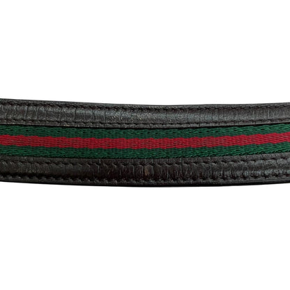 Gucci Sherry Leather Belt Beige Brown — view 7