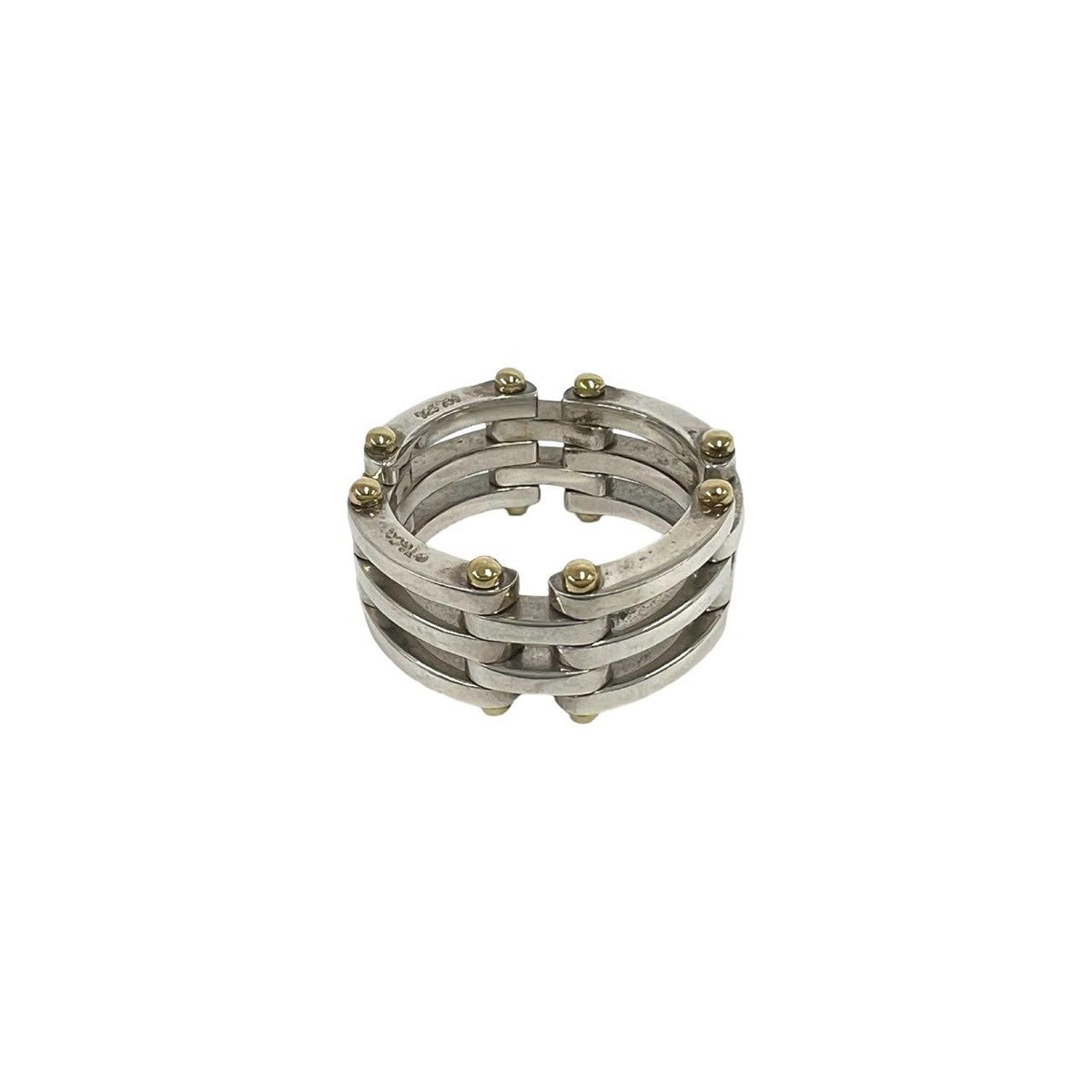 Tiffany & Co Vintage Gate Ring Silver — view 4
