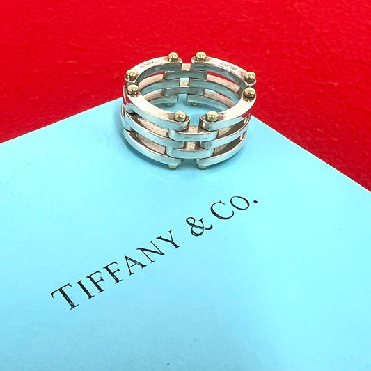Tiffany & Co Vintage Gate Ring Silver