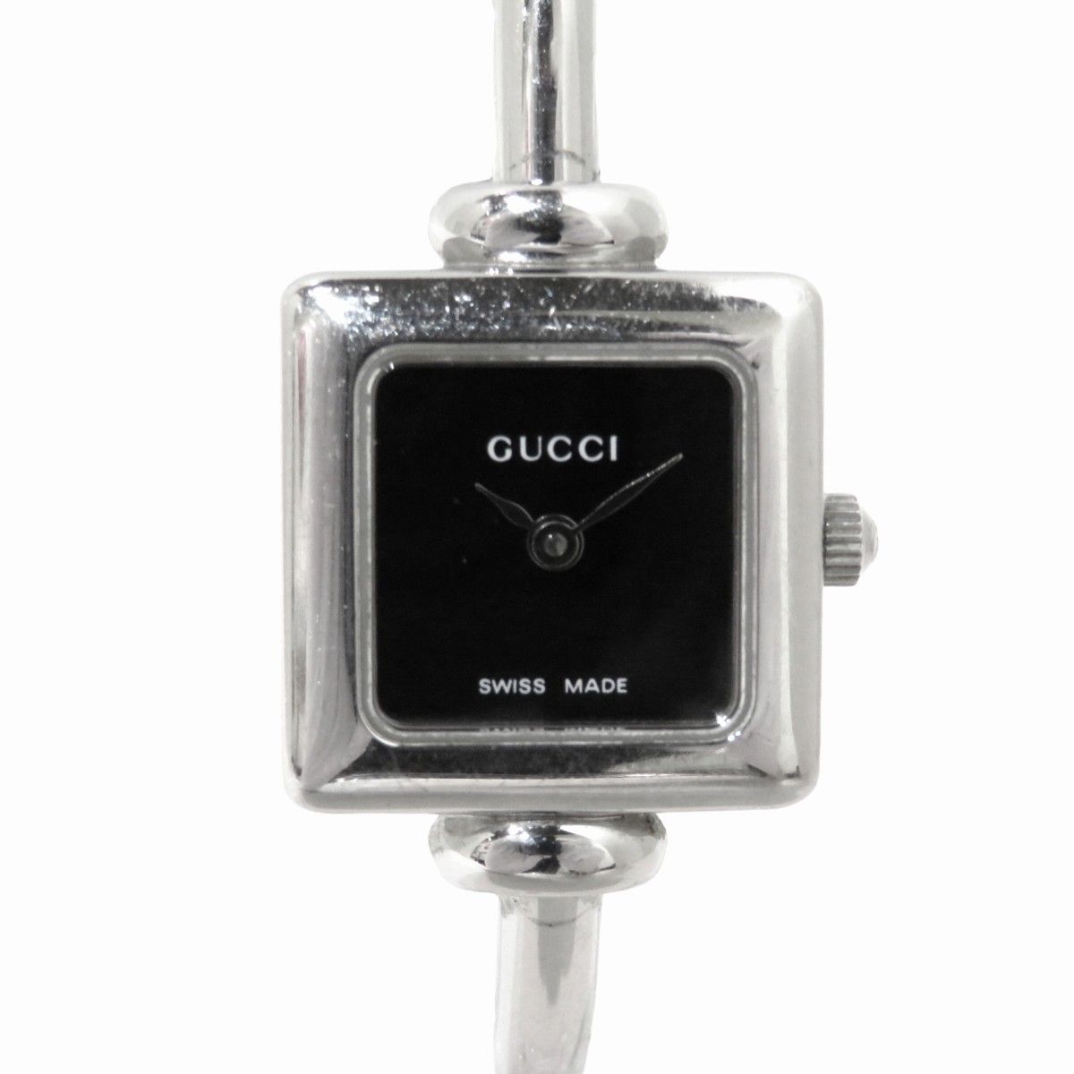 Gucci Watch SS Quartz Black Dial