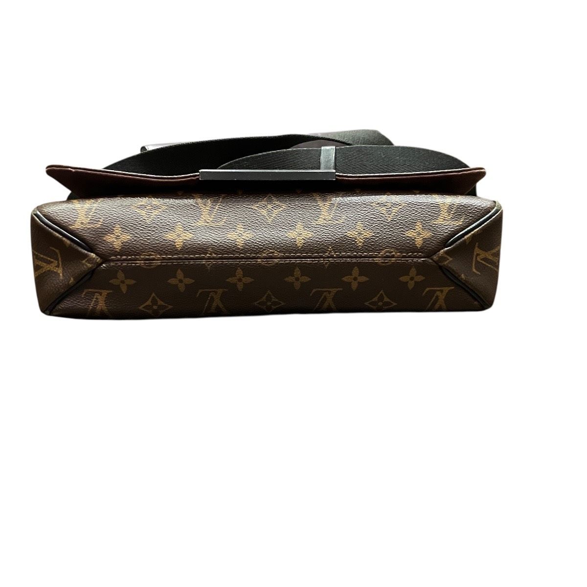 Louis Vuitton Division MM Monogram Macassar Shoulder Bag Canvas — view 3