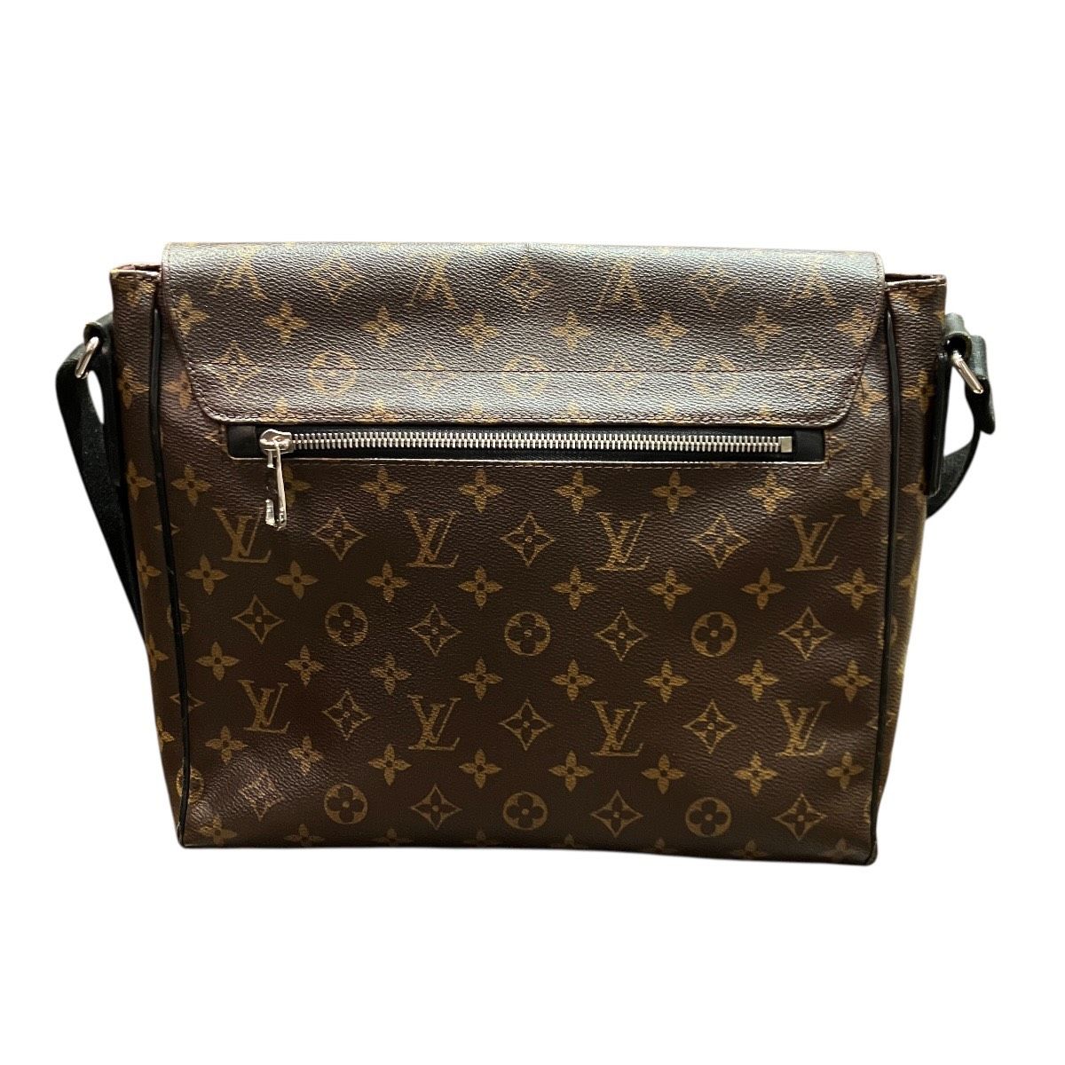 Louis Vuitton Division MM Monogram Macassar Shoulder Bag Canvas — view 2