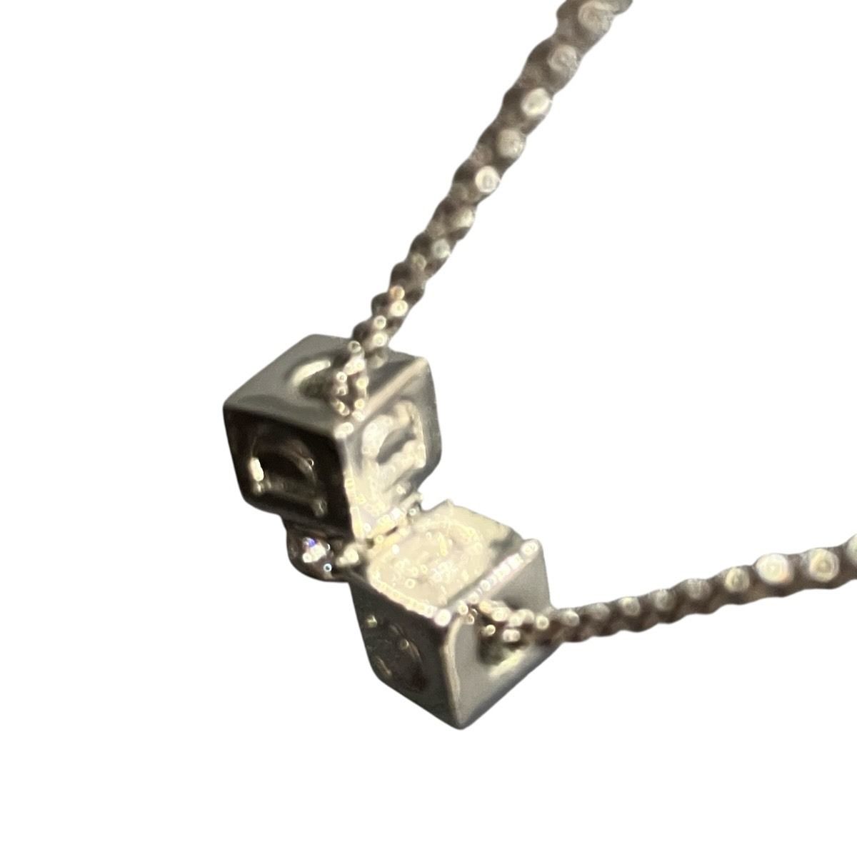 Dior CD Logo Cube Necklace 43 Metal — view 8