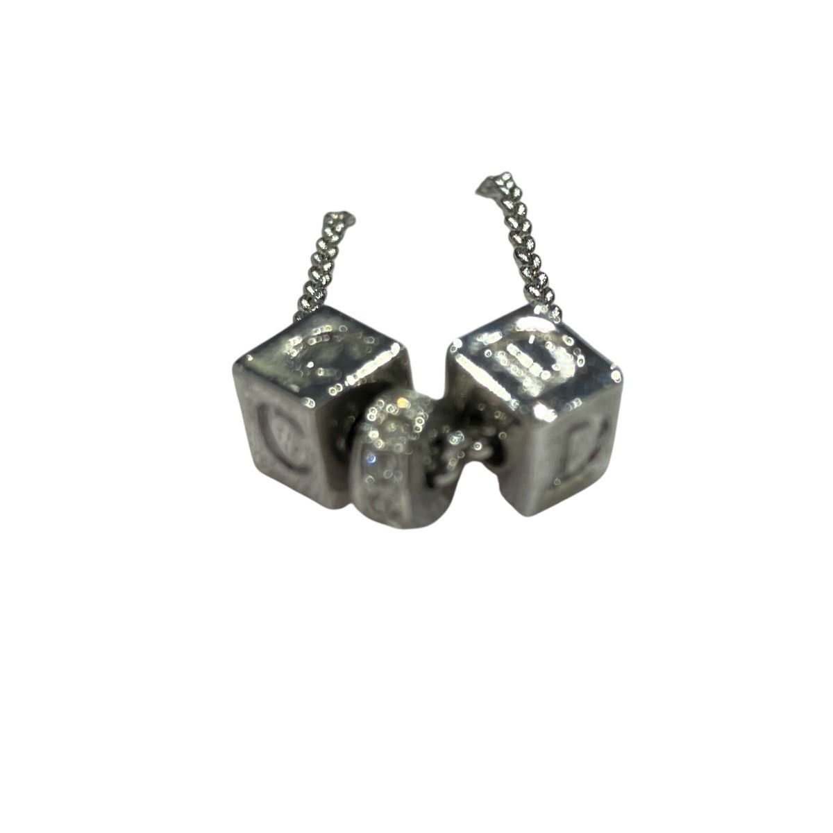 Dior CD Logo Cube Necklace 43 Metal — view 6