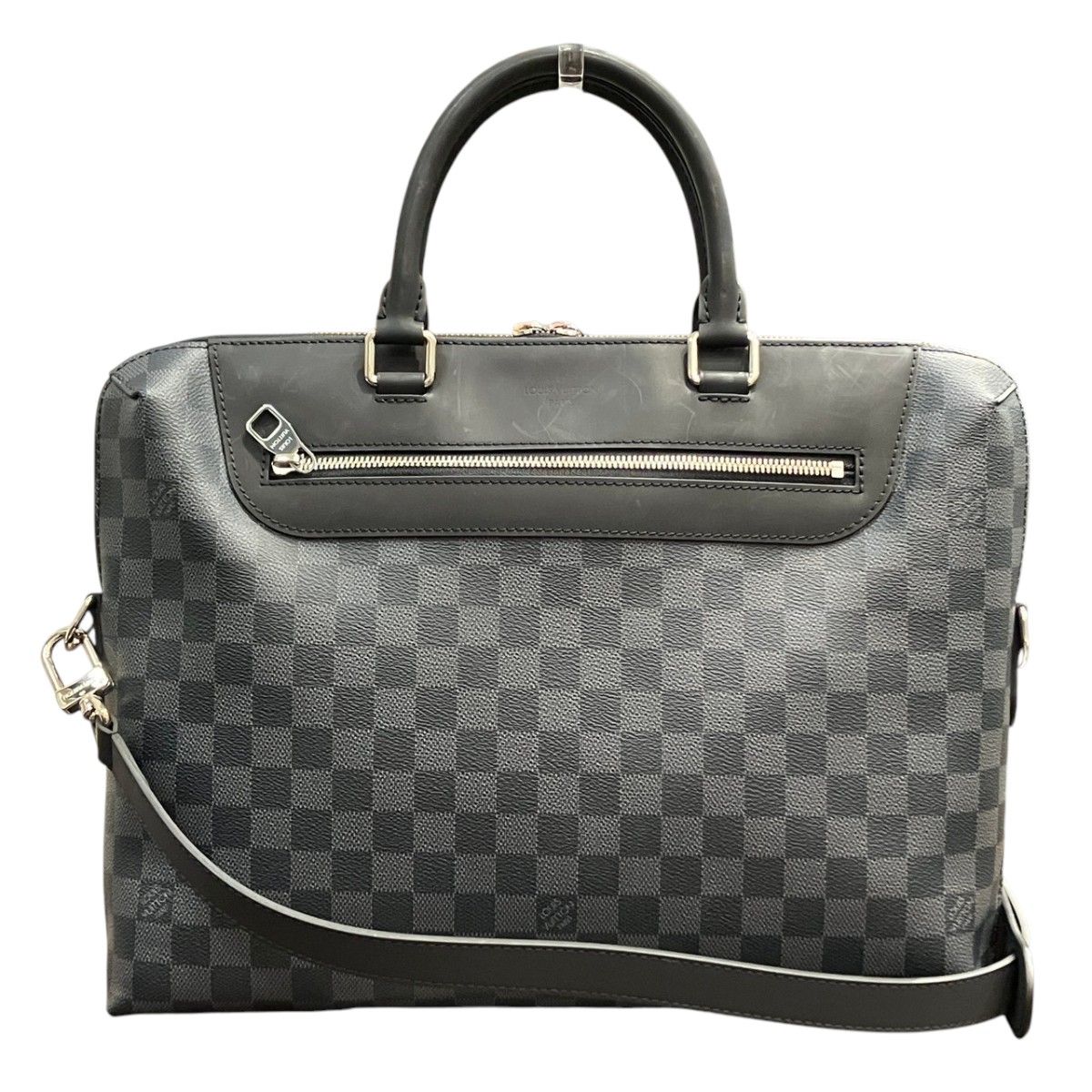 Louis Vuitton Pdj Porte Documents Jules NM Damier Graphite Business Bag Canvas