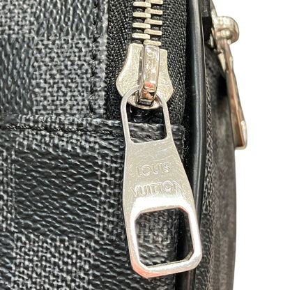 Louis Vuitton Damier Graphite Ambler Belt Bag Canvas Leather — view 8