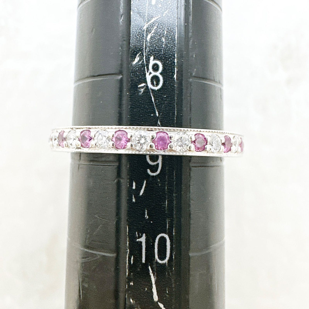 Tiffany & Co Legacy Full Eternity Diamond Platinum Ring — view 7