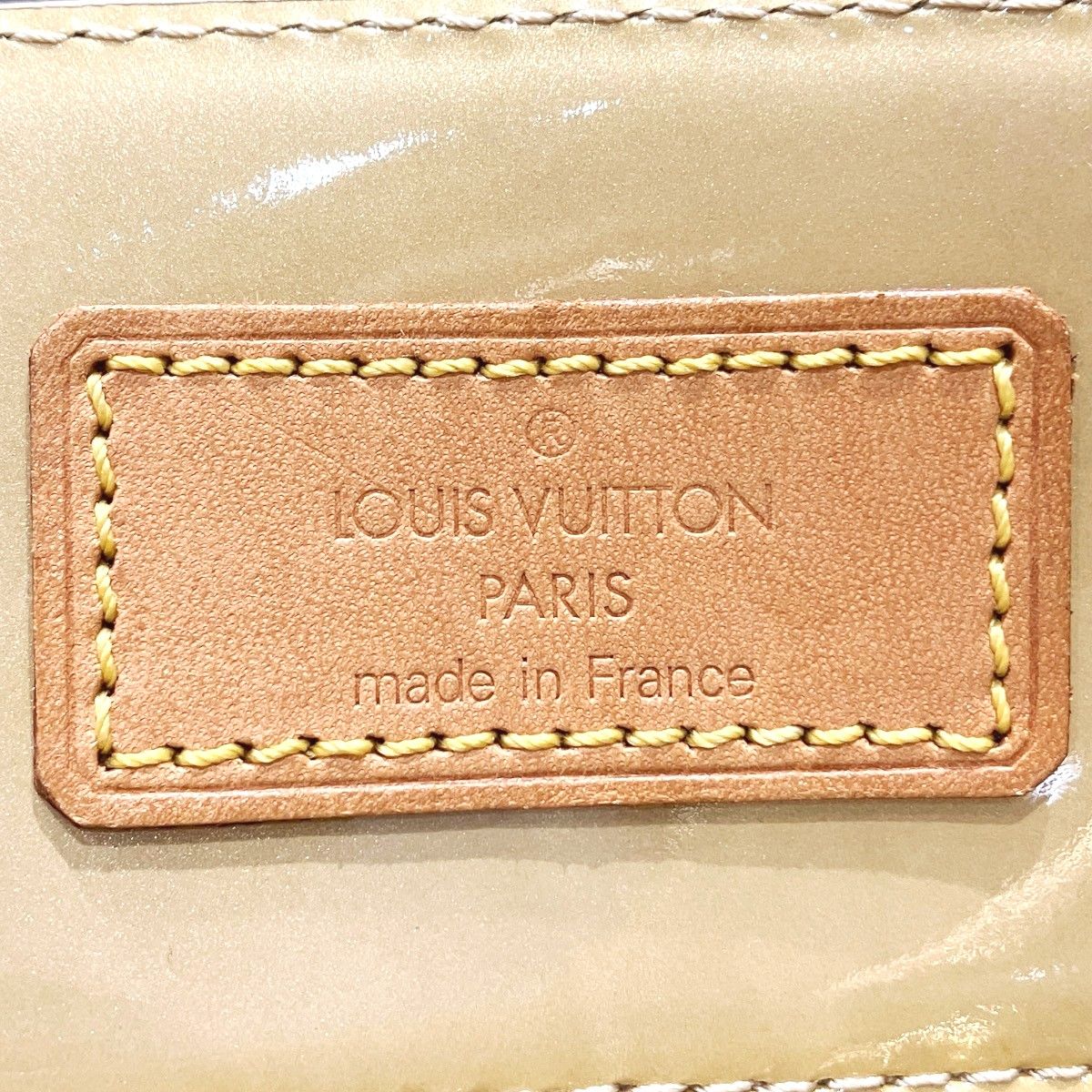 Louis Vuitton Reed MM Vernis Handbag Patent Leather — view 4