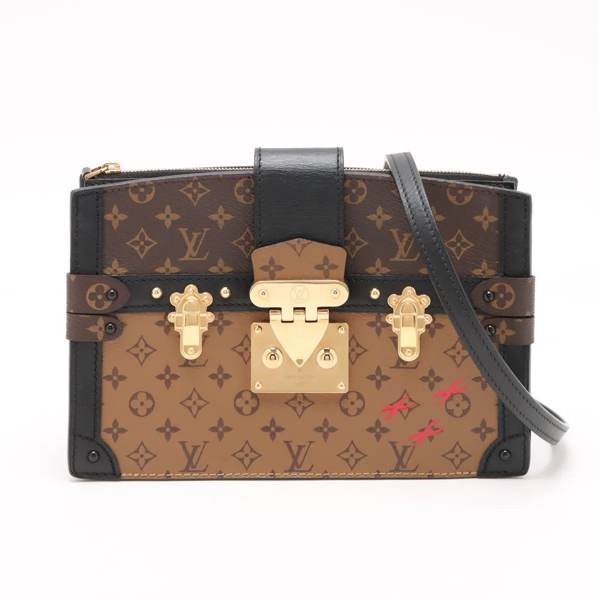 Louis Vuitton Monogram Reverse Trunk Clutch