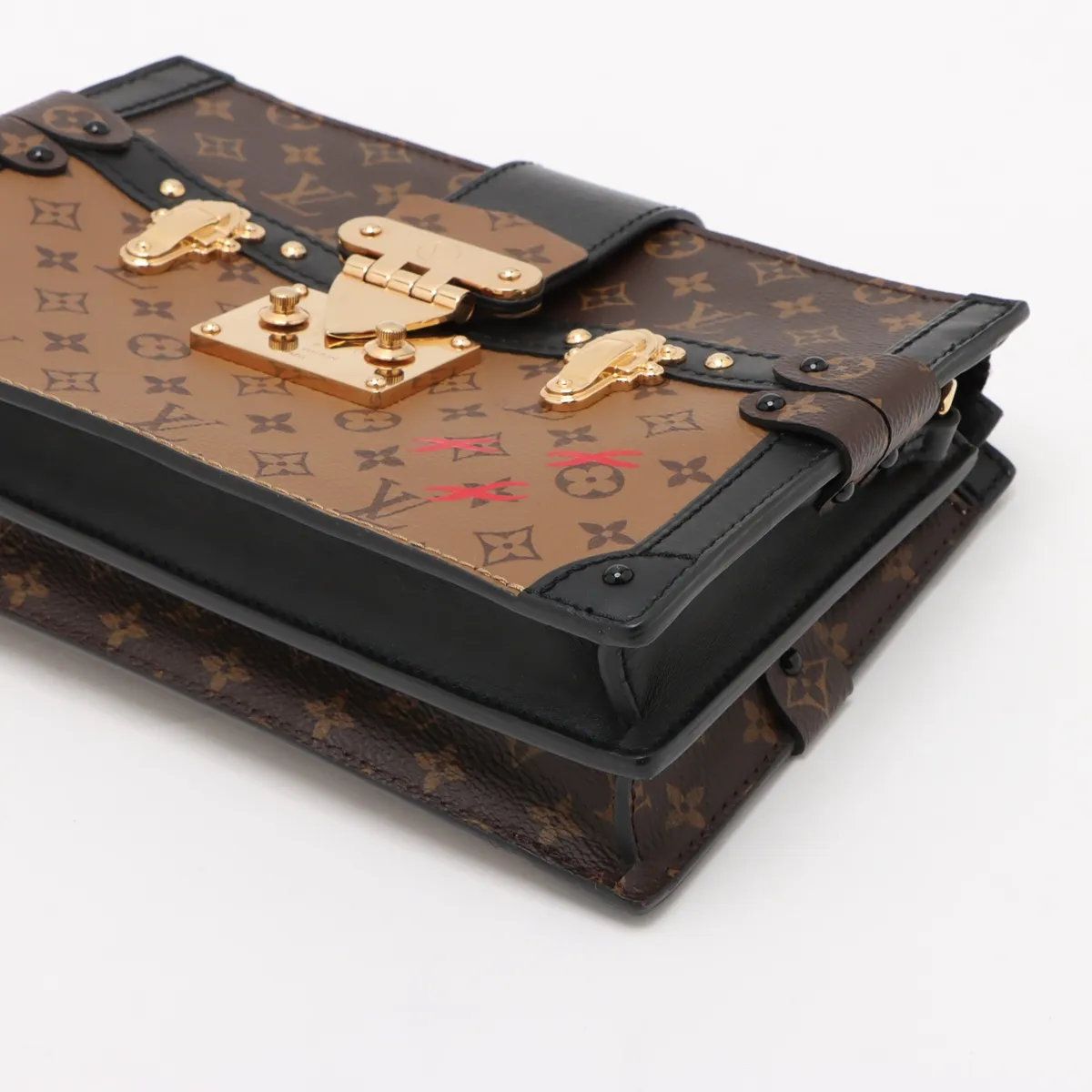 Louis Vuitton Monogram Reverse Trunk Clutch — view 3