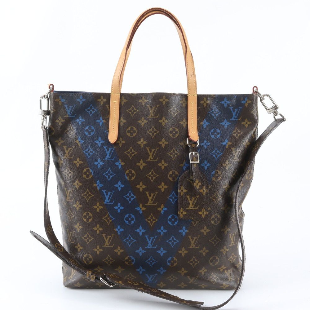 Louis Vuitton Monogram Cabas Line NS Tote Bag Crossbody Shoulder