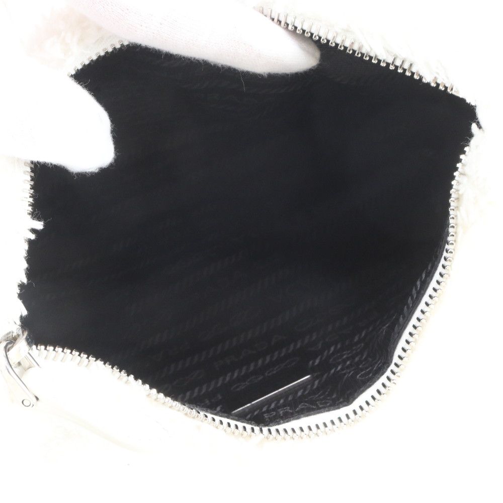 Prada Included Re Edition Terry Mini Leather Shoulder Bag — view 7