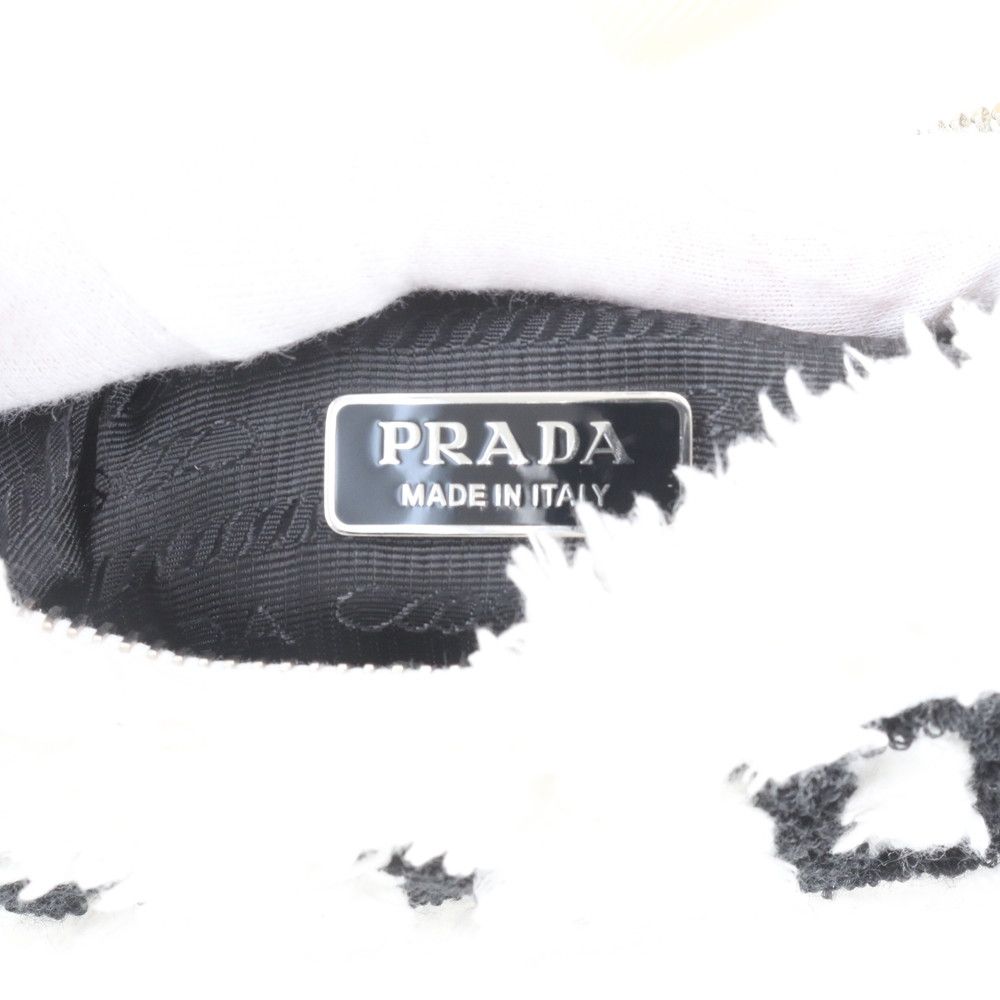 Prada Included Re Edition Terry Mini Leather Shoulder Bag — view 8