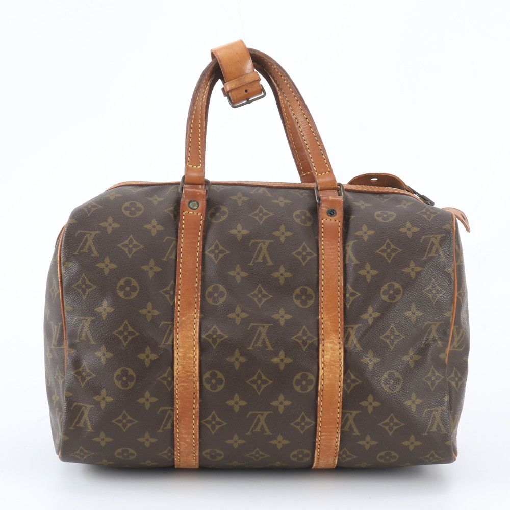 Louis Vuitton Monogram Sac Souple 35 Leather Boston Bag Tote Carry — view 3