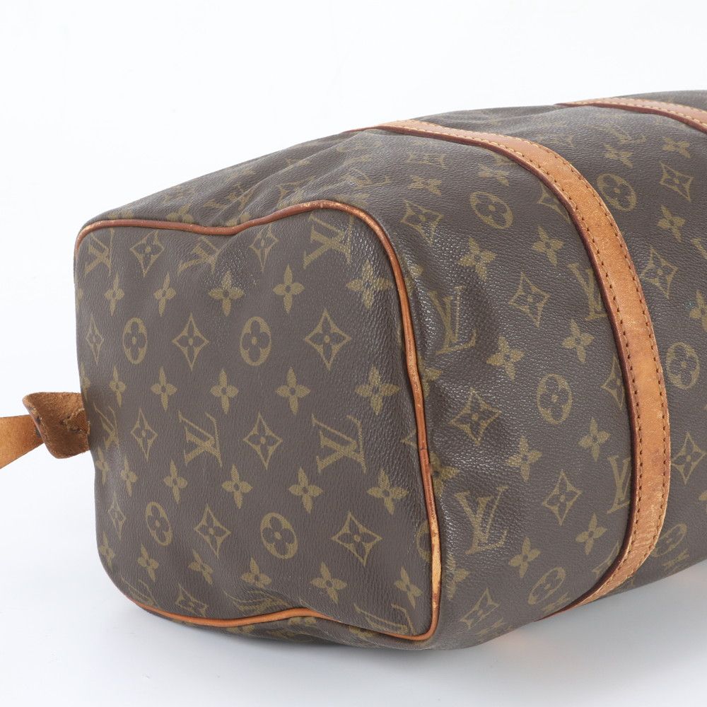Louis Vuitton Monogram Sac Souple 35 Leather Boston Bag Tote Carry — view 5