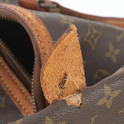 Louis Vuitton Monogram Sac Souple 35 Leather Boston Bag Tote Carry — view 8