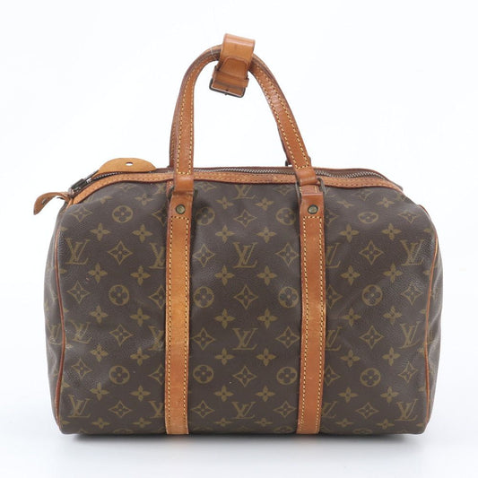 Louis Vuitton Monogram Sac Souple 35 Leather Boston Bag Tote Carry